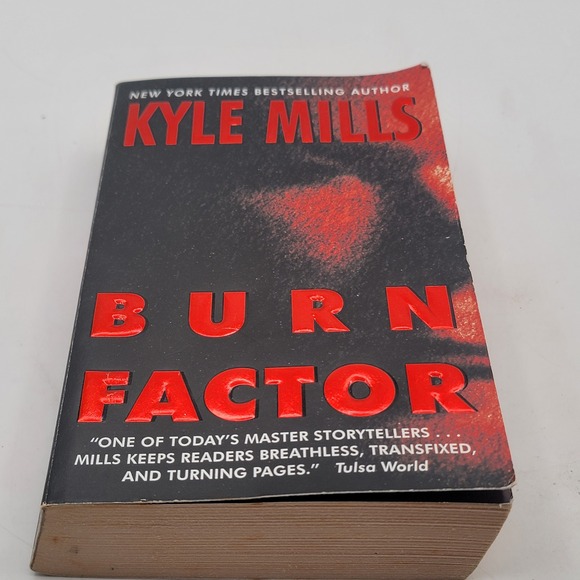 HarperTorch Other - Kyle Mills Burn Factor Paperback 1st Printing FBI Thriller Suspense Good